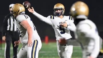 Dual threat Tucker Amrine is entering his third season as the starting quarterback at Kelso High School.