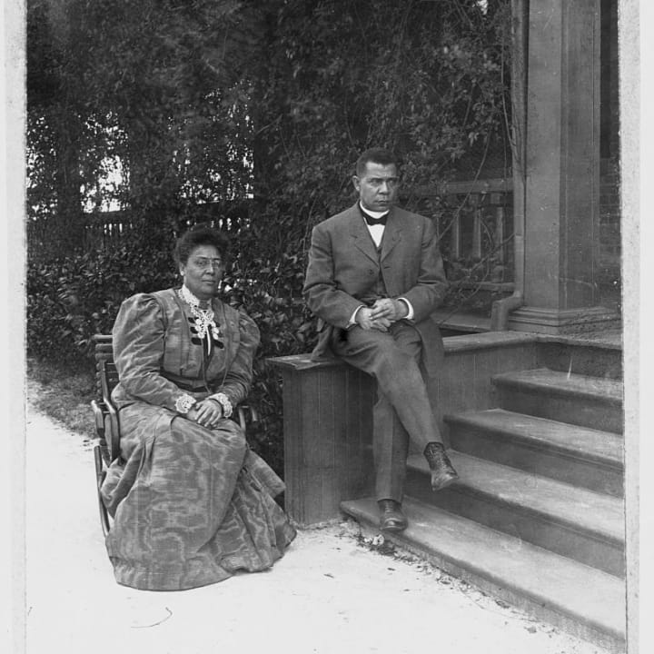 Booker T. Washington and wife Margaret Murray Washington