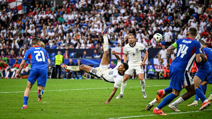 Malgré cet impressionnant ciseau, le but de Jude Bellingham n'est pas le plus beau de cet Euro 2024 selon les fans