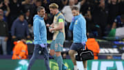 Kevin De Bruyne est sorti sur blessure face à l'Inter Milan.