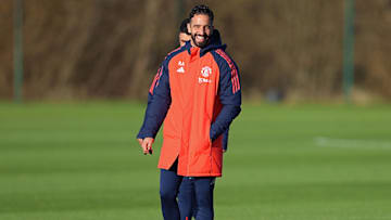 Manchester United Training Session And Press Conference - UEFA Europa League 2024/25 League Phase