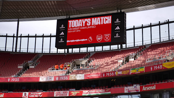 Arsenal v West Ham United - Premier League