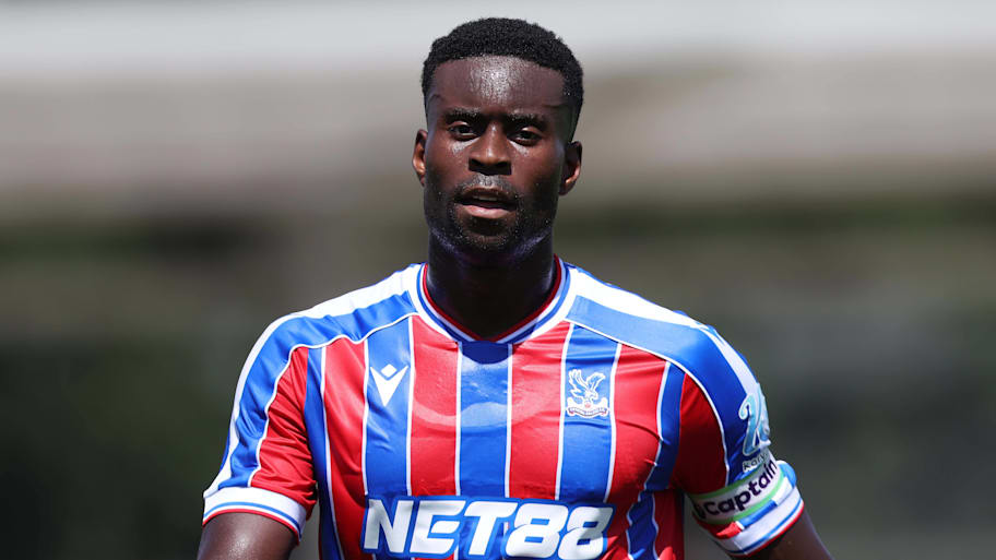 Marc Guéhi in Crystal Palace kit.