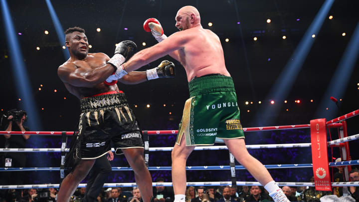 Tyson Fury beats Francis Ngannou by split decision after knockdown – as it  happened, Boxing