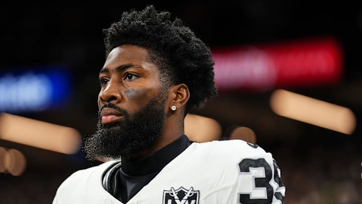 Former Las Vegas Raiders CB Nate Hobbs.