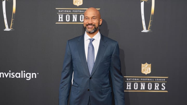 Keegan-Michael Key on the red carpet before the NFL Honors show.