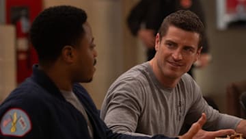 CHICAGO FIRE -- "Permanent Damage" Episode 13019 -- Pictured: Jake Lockett as Sam Carver 