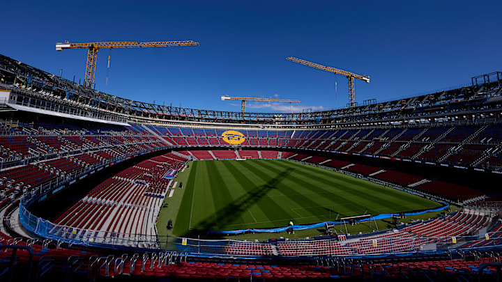 Les travaux se poursuivent au Camp Nou.