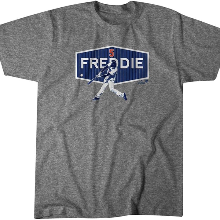 5 Freddie Freeman Los Angeles Dodgers Slim Fit Shirt Adult and Youth Sizes