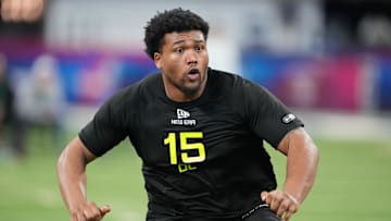 Oregon defensive lineman Derrick Harmon (