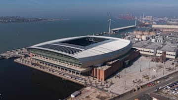 Views Of Everton's Bramley-Moore Dock Stadium