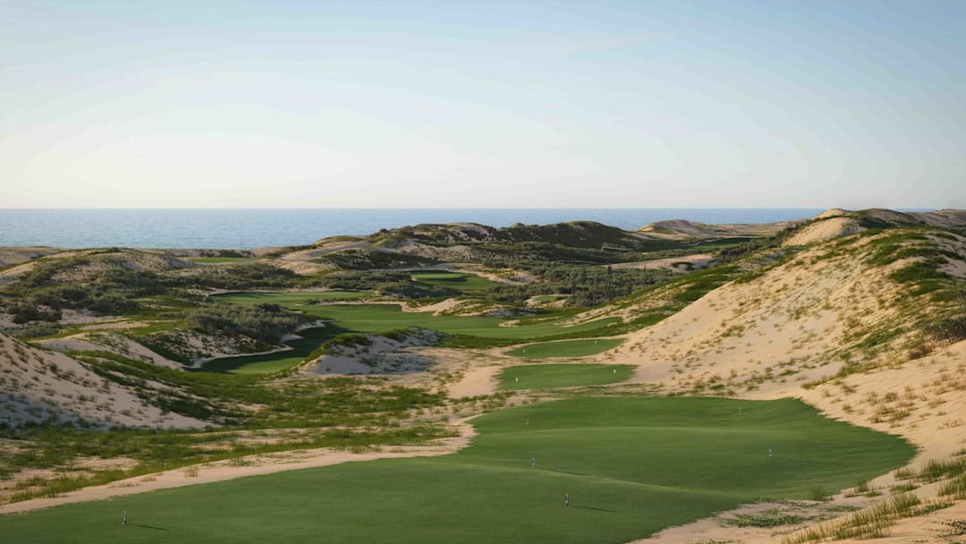 The 12th hole at Ernie Els's Oleada Golf Links