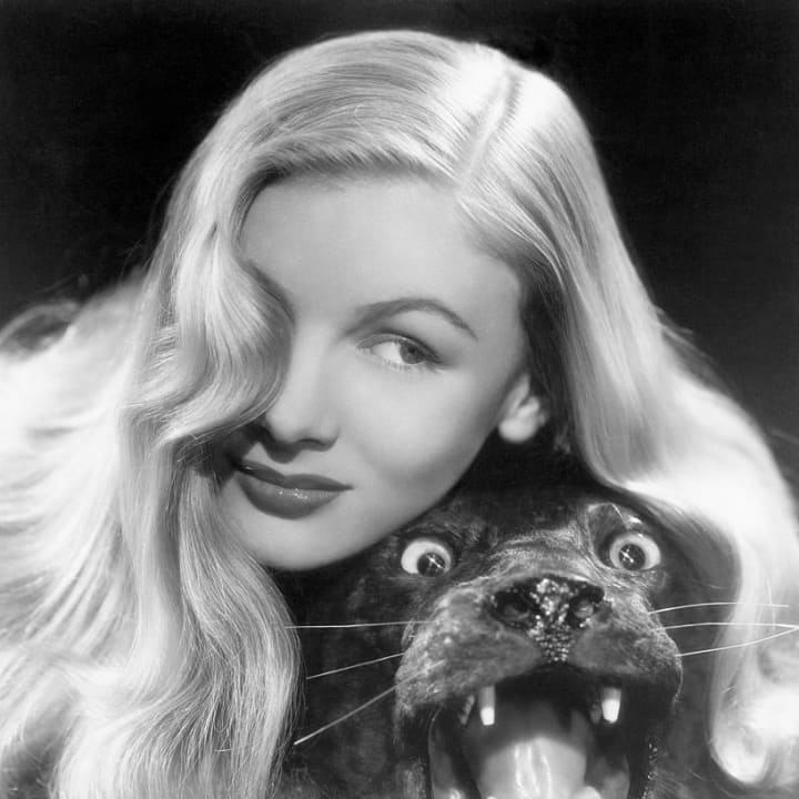 Veronica Lake is pictured