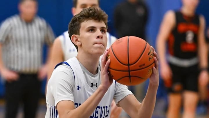 Geneseo (New York) junior guard Avery Hepler drained 10 3-pointers on Jan. 21, helping his team rout Bloomfield, 73-35, to set a new single game school record Geneseo (New York) junior guard Avery Hepler drained 10 3-pointers on Jan. 21, helping his team rout Bloomfield, 73-35, to set a new single game school record