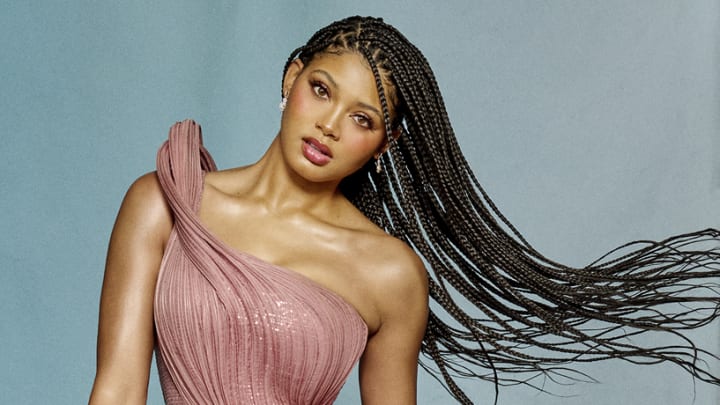 Danielle Herrington was photographed by Yu Tsai in Hollywood, Fla. Dress by Gaurav Gupta. Shoes by Giuseppe Zanotti. Jewelry by Charlie Lapson. Danielle Herrington was photographed by Yu Tsai in Hollywood, Fla. Dress by Gaurav Gupta. Shoes by Giuseppe Zanotti. Jewelry by Charlie Lapson.