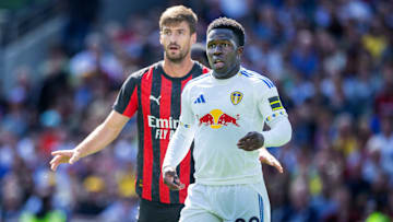 Leeds United v AC Milan, pre-season friendly match, Dublin.