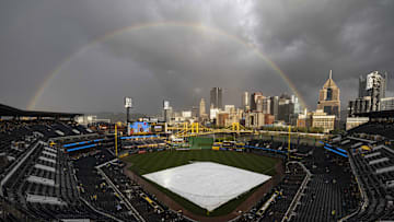 Pirates rain delay