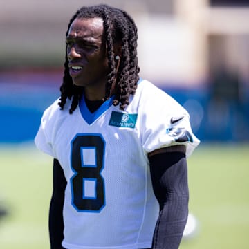 Jaycee Horn is out for Panthers' practice Wednesday after a car accident.