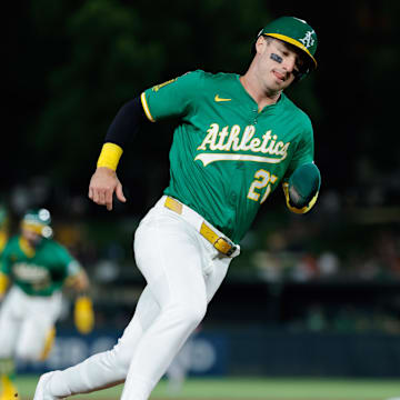 Athletics designated hitter Brent Rooker is a solid prop target on Sunday.