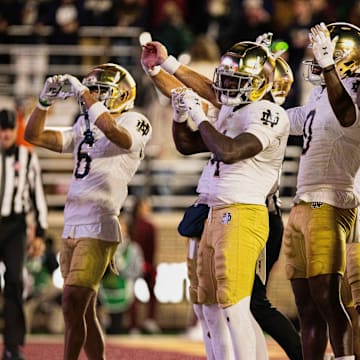 Notre Dame was slotted at No. 10 in the selection committee’s initial College Football Playoff rankings.