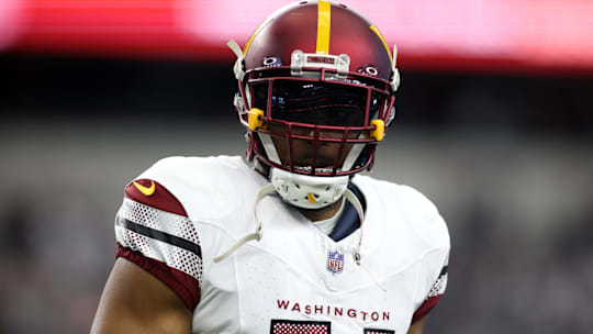 Jan 5, 2025; Arlington, Texas, USA; Washington Commanders linebacker Bobby Wagner (54) walks on the field before the game against the Dallas Cowboys at AT&T Stadium. Mandatory Credit: Tim Heitman-Imagn Images