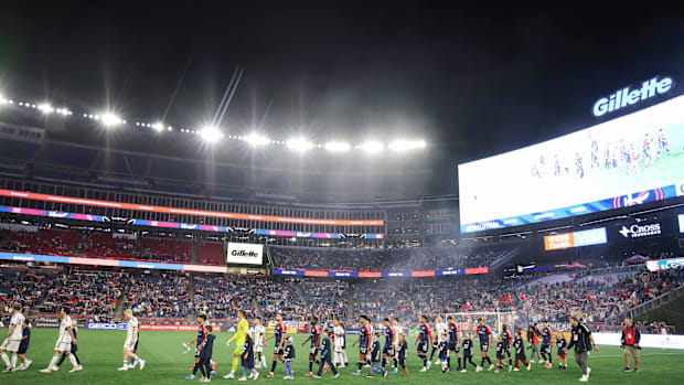 Gillette Stadium.