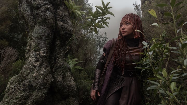 Mae Aniseya (Amandla Stenberg) in Lucasfilm's THE ACOLYTE, season one, exclusively on Disney+. ©2024 Lucasfilm Ltd. & TM. All Rights Reserved.