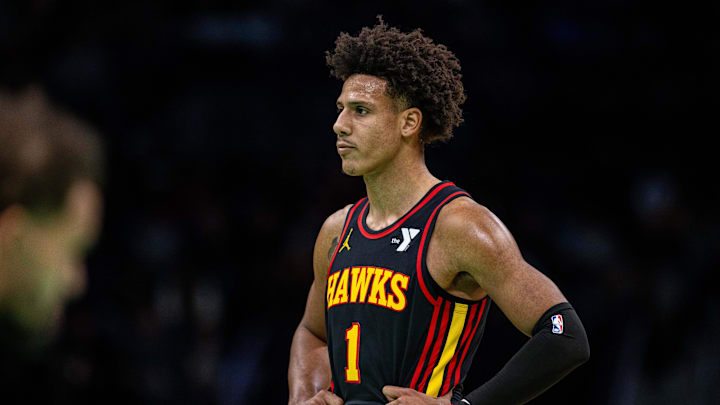 Atlanta Hawks forward Jalen Johnson is a great prop target tonight. Atlanta Hawks forward Jalen Johnson is a great prop target tonight.