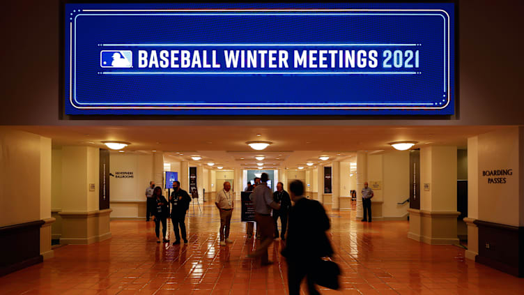 Dec 6, 2021; Orlando, FL, USA;  Minor league baseball conducted scaled down 2021 winter meetings at