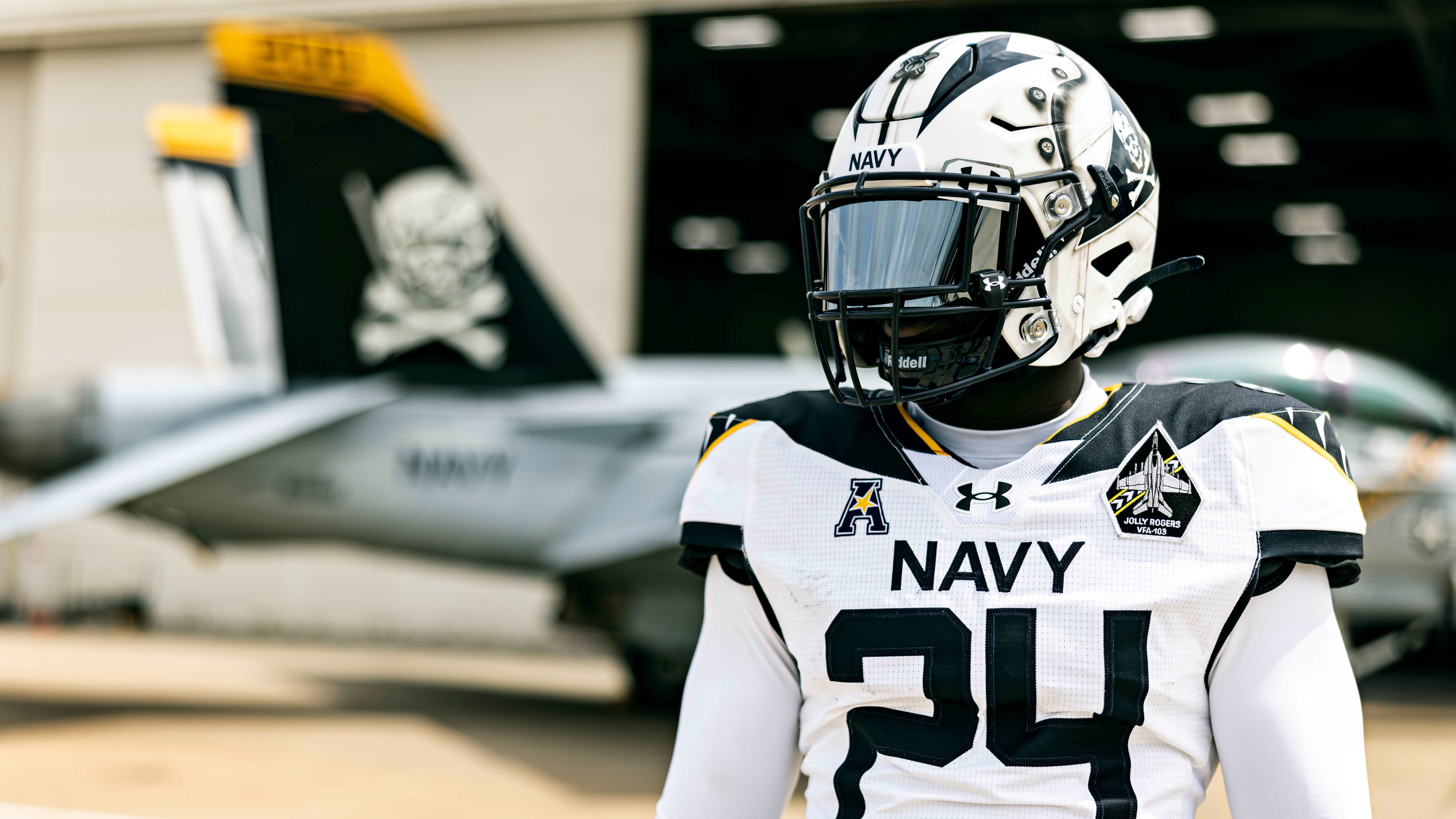 Under Armour Unveils Jolly Rogers Uniforms for Navy Midshipmen, image size:8192x4608