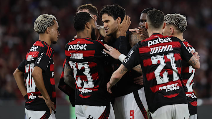 Pedro fez o gol da vitória no último jogo do Flamengo Pedro fez o gol da vitória no último jogo do Flamengo