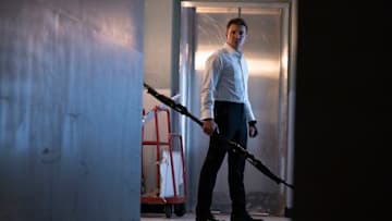 Jeremy Renner as Clint Barton/Hawkeye in Marvel Studios' HAWKEYE. Photo by Chuck Zlotnick. ©Marvel Studios 2021. All Rights Reserved.