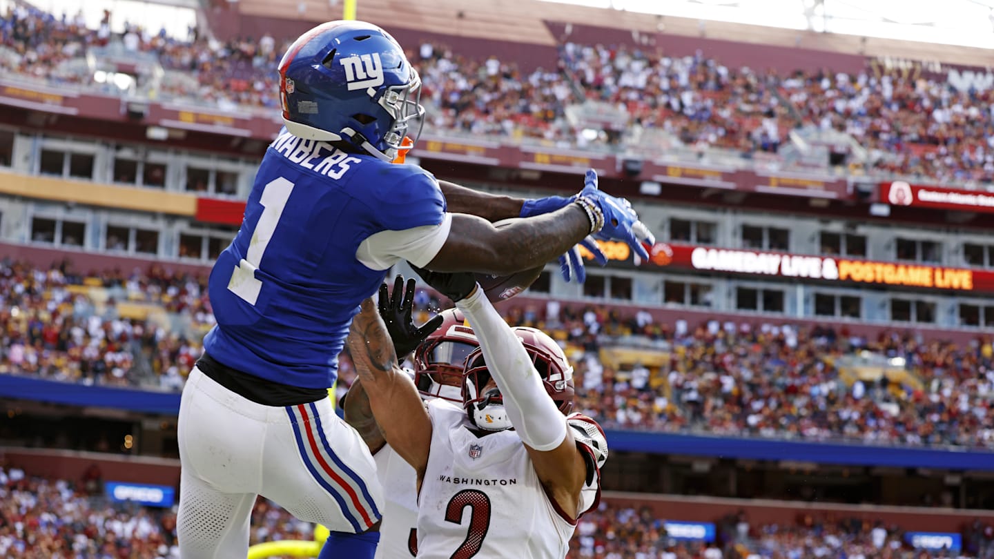Giants Wide Receiver Malik Nabers Expresses Frustration After Season-Opening Loss to Commanders
