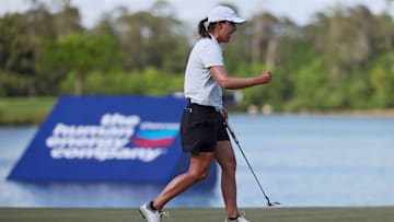 Lindy Duncan's gritty 72nd-hole birdie earned a spot in a five-player playoff at the Chevron Championship.