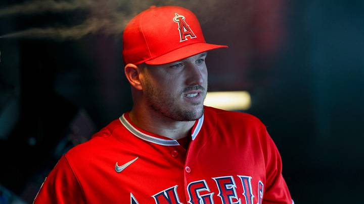 Los Angeles Angels designated hitter Mike Trout.