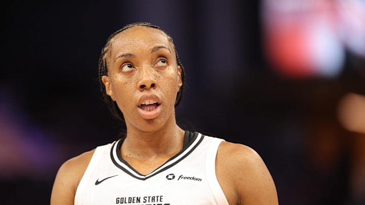Golden State Valkyries forward Kayla Thornton (5) at Chase Center. 