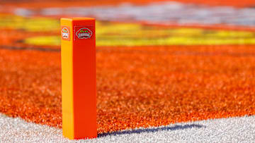 Feb 5, 2022; Mobile, AL, USA;  Reese   s logos are displayed on pylons during the Senior bowl at