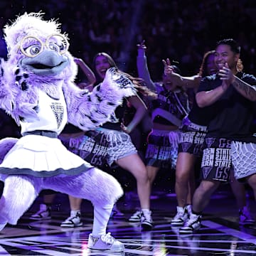 The Golden State Valkyries' official mascot, Violet, was revealed Monday