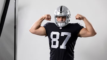 Raiders Michael Mayer NFLPA Rookie Premiere Portrait Session