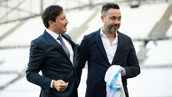 Pablo Longoria et Roberto De Zerbi - OM Pablo Longoria et Roberto De Zerbi - OM