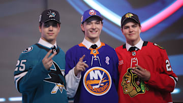 2025 NHL Draft - Matthew Schaefer picked first, alongside Michael Misa and Anton Frondell.