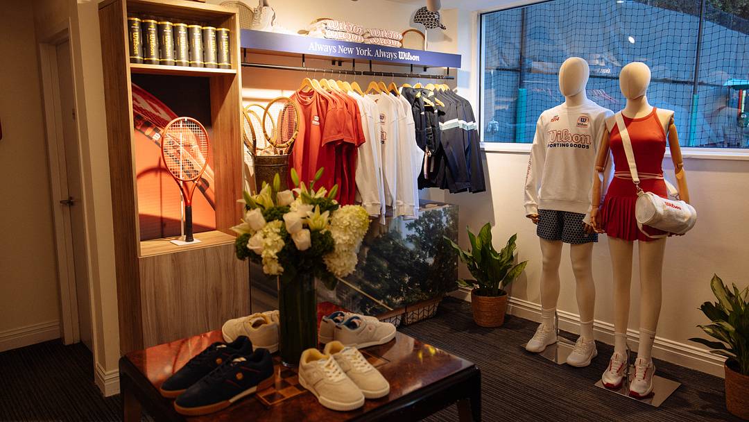 Wilson displayed their latest collection at Town Tennis Club in New York City.