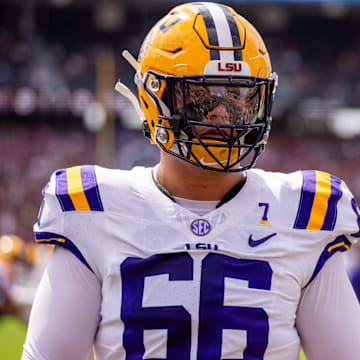 Former LSU left tackle Will Campbell.