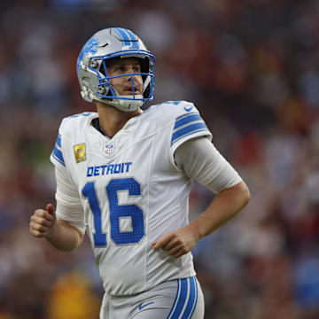 The Detroit Lions and quarterback Jared Goff are underdogs on Sunday night. 