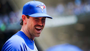 Blue Jays RHP Shane Bieber during a game against the Royals.
