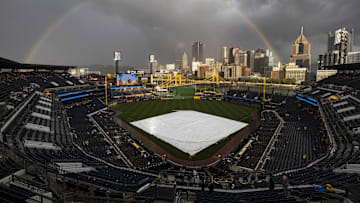Pirates rain delay