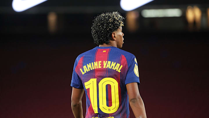 Lamine Yamal a réussi 14 dribbles contre l'Inter Milan.