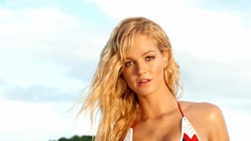 Erin Heatherton was photographed by Yu Tsai in St. John, U.S. Virgin Islands.