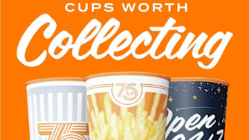 Three collectible Whataburger cups