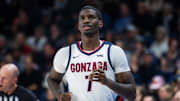 Gonzaga Bulldogs forward Tyon Grant-Foster (7).